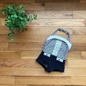 Cute Janie and Jack 3-6 month swimsuit nautical